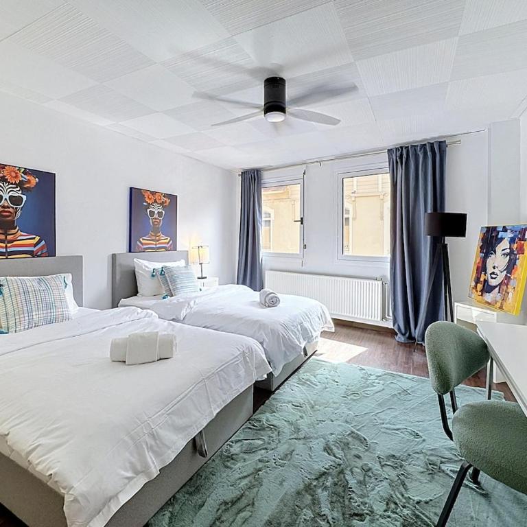 Mercury House Montreux 110 m2, Centre, Parking Privé, Gare 500m - Superior Apartment mit 2 Schlafzimmern - 15