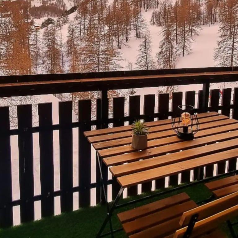 Les Étoiles, Studio cosy avec balcon, vue montagne, WIFI ,proche des pistes - Appartement 1 Chambre - 7