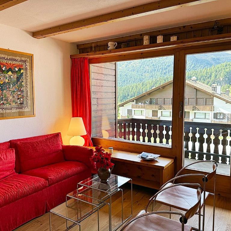 Arvenholz-Studio mit Balkon & Bergblick, 2 Personen, Parkplatz - CL06 - Apartment mit 1 Schlafzimmer - 2