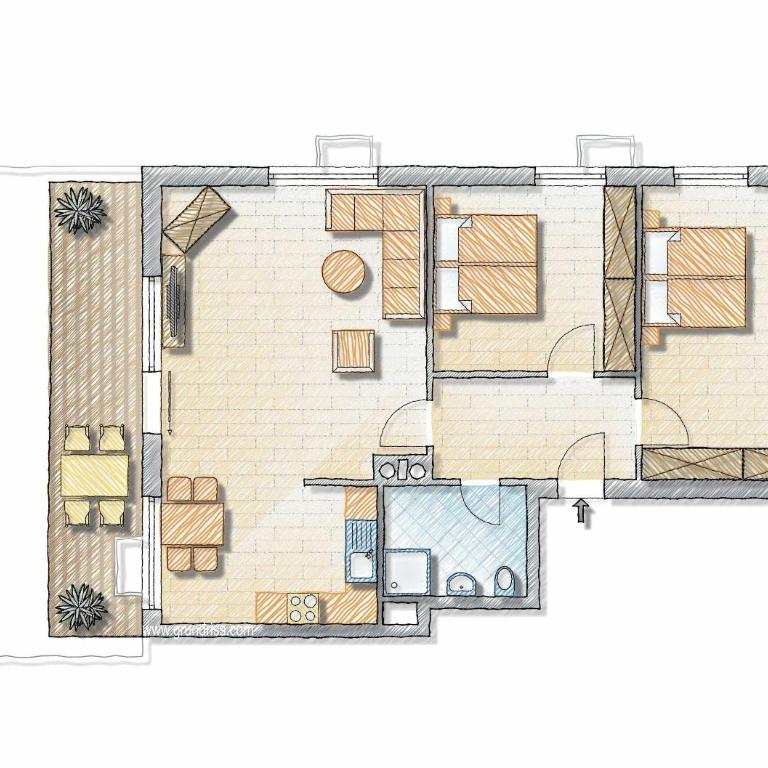 Ferienwohnung Bergkristall - Apartment mit Blick auf die Berge - 20
