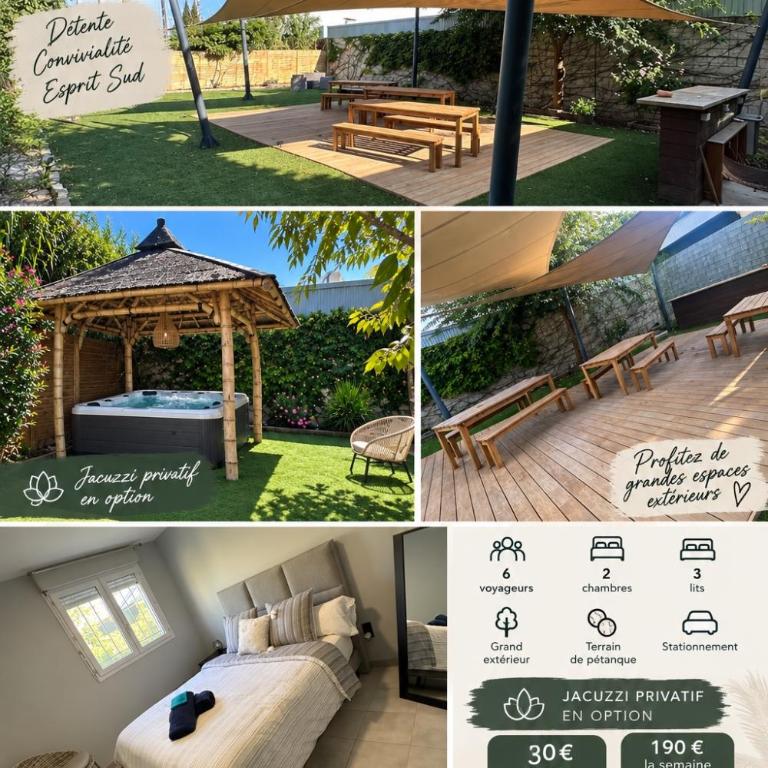 La Calypso maison atypique Option Jacuzzi - Appartamento con 3 Camere da Letto - 2