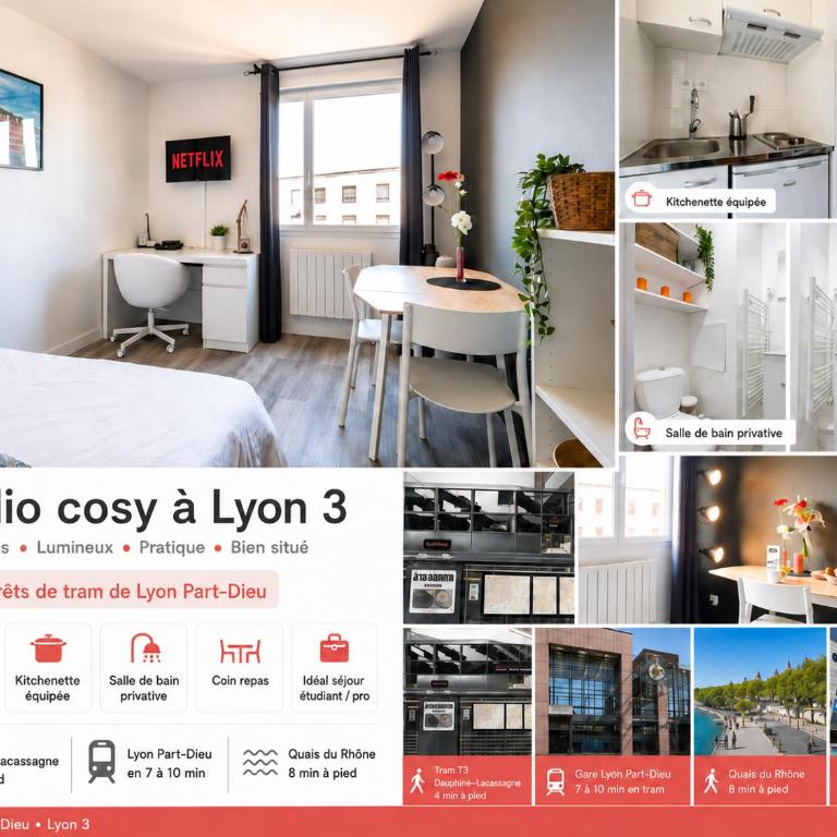 ONE NIGHT in LYON - UNE NUIT à LYON - One-Bedroom Apartment - 1