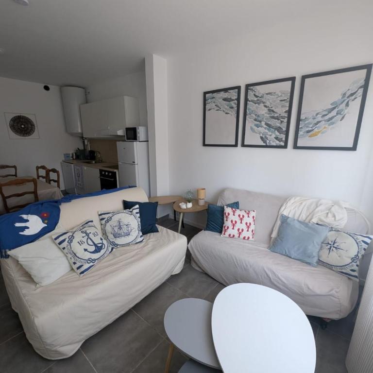 Le 55 Grand T2 plain pied 6 pers proche plage - Appartement 1 Chambre - 13