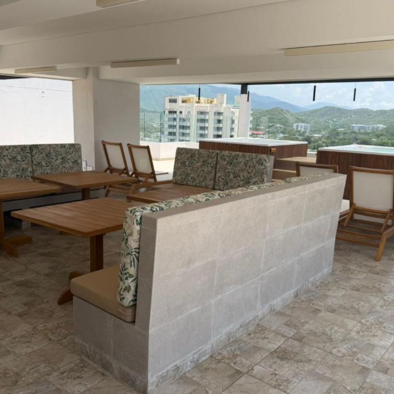 Apto moderno, Rodadero Sur Santa Marta cerca playa - Apartamento de 1 dormitorio - 24