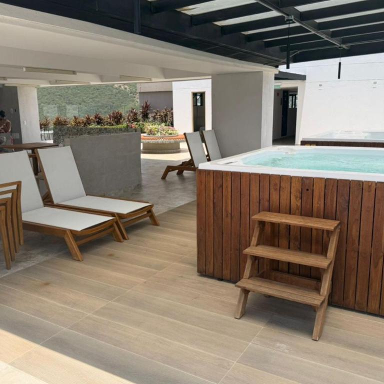 Apto moderno, Rodadero Sur Santa Marta cerca playa - Apartamento de 1 dormitorio - 27