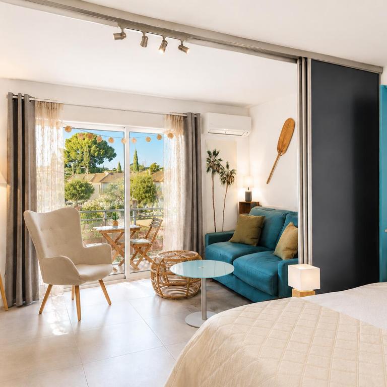 Parenthèse à Bandol Port, Plage & Clim - Studio-Apartment mit Queensize-Bett - 12