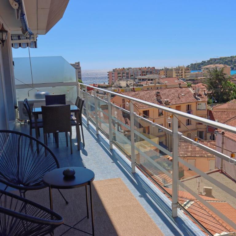 La Terrasse du Cap - Near Monaco - Parking - AC - Apartment mit 1 Schlafzimmer, Meerblick und Terrasse - 22