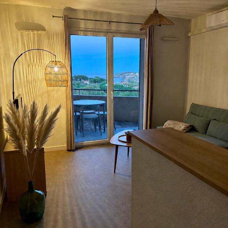 L escapade Colliourencque - Vue mer, Clim, Parking - Appartement 1 Chambre avec Vue sur la Mer et Terrasse - 6