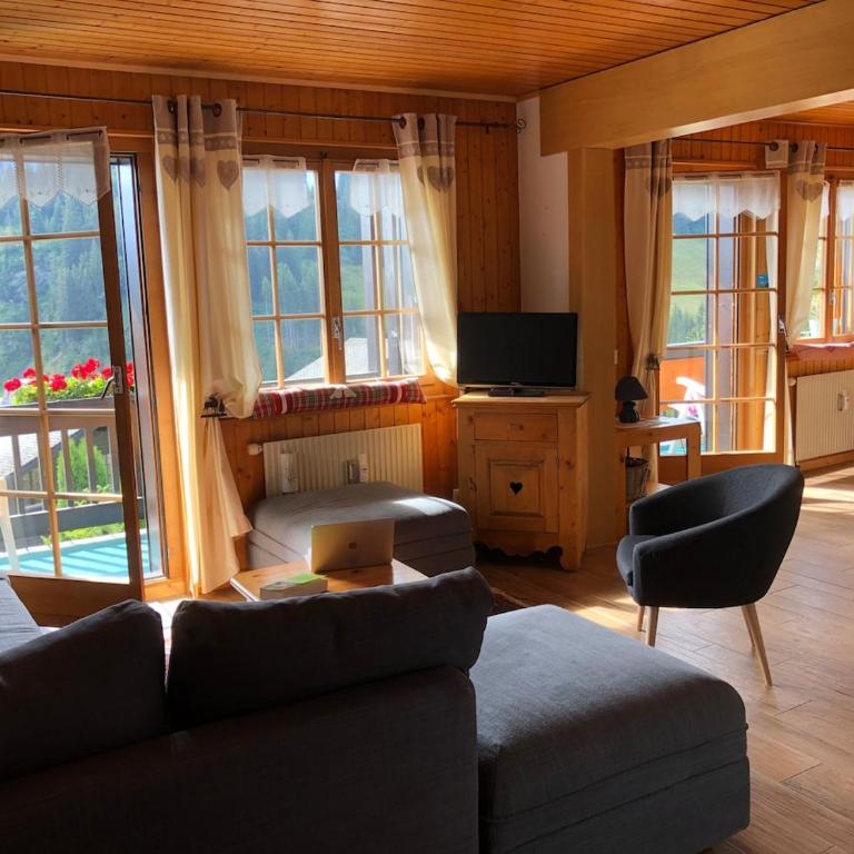 Bel appartement 6 à 10 p face aux dents du midi - Apartamento con 4 dormitorios - 1