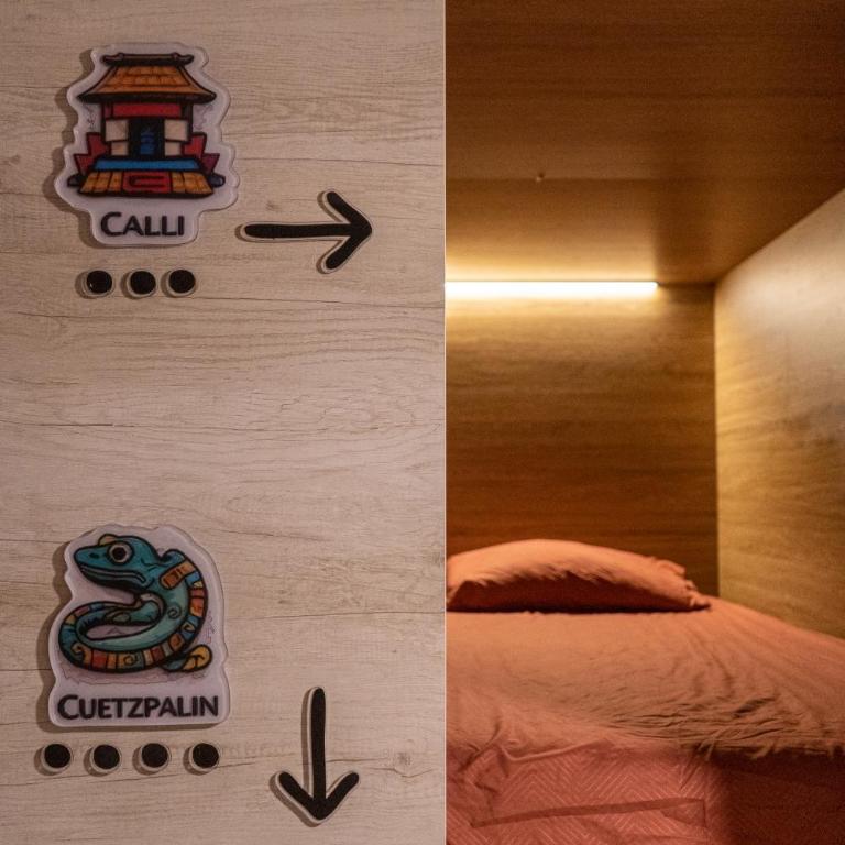 Casa del Árbol Xochimilco - Cama en habitación compartida mixta de 8 camas - 16