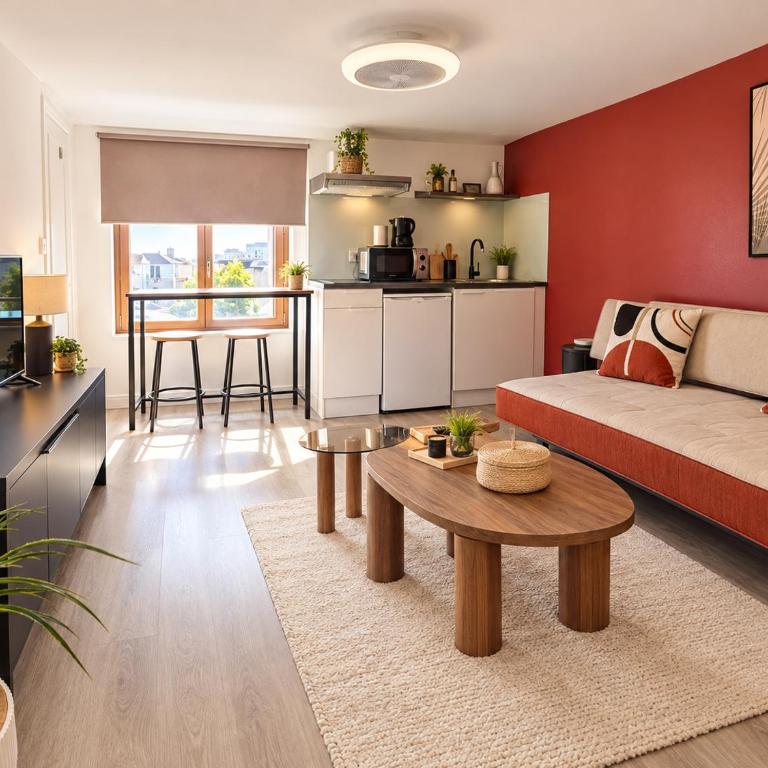 Studio Cozy Calme Parking gratuit proche du centre de Nancy - Appartement 1 Chambre - 1