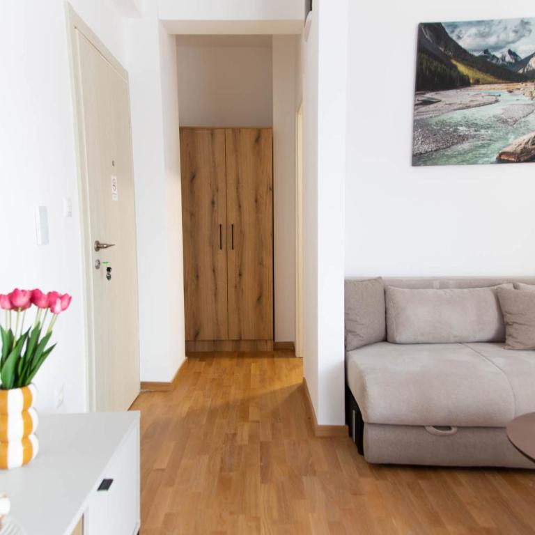 Tulip Apartments Podgorica - New Studio, Self Check-in, Airport Pickup - One-Bedroom Apartment - 6