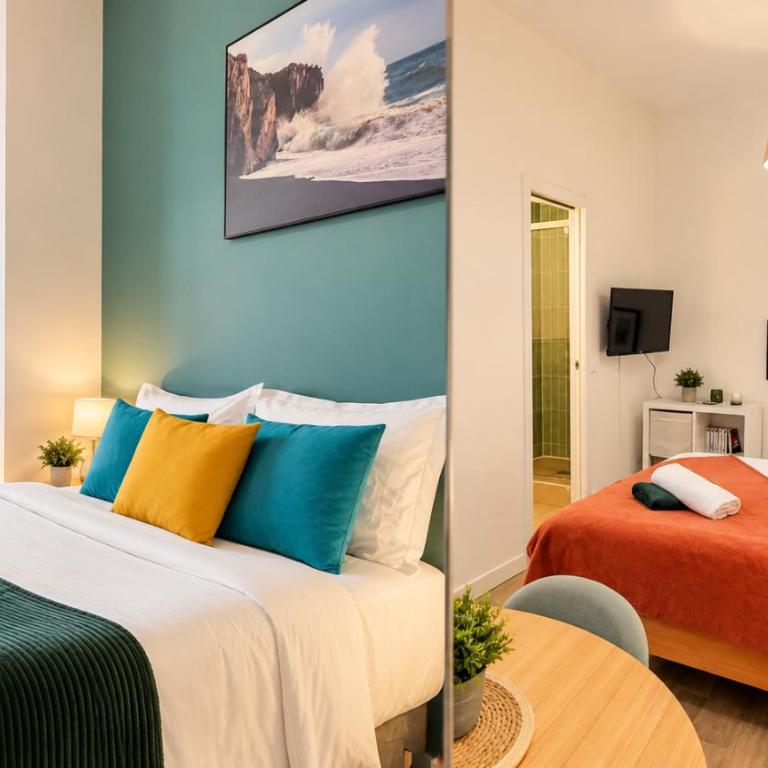 L'Oasidénia - Cocon 2 ch - 2 SdB - 2min de la Gare Rouen - Appartement 2 Chambres - 1
