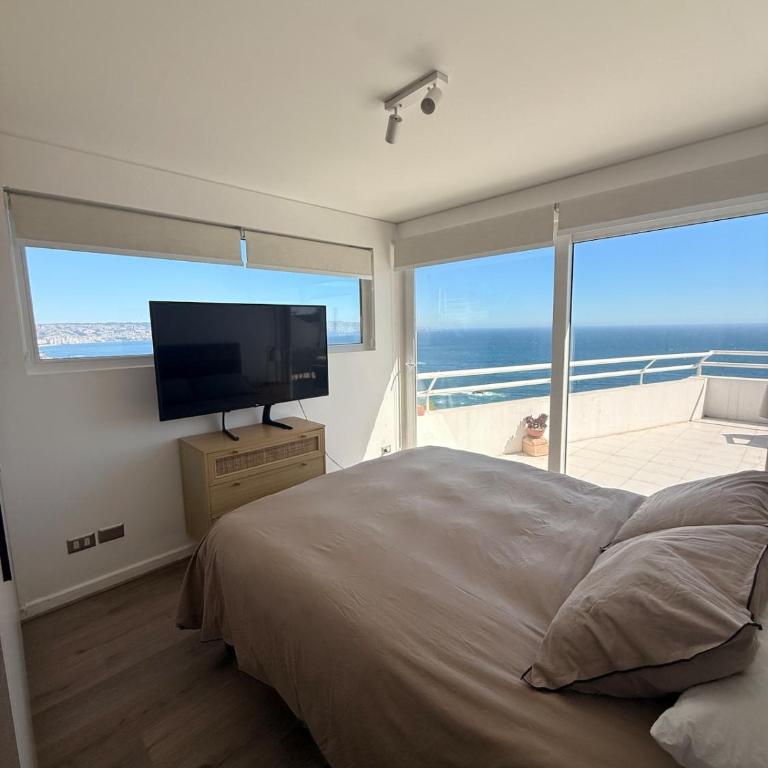 Departamento remodelado gran vista al mar Reñaca - Apartamento de 3 dormitorios - 3