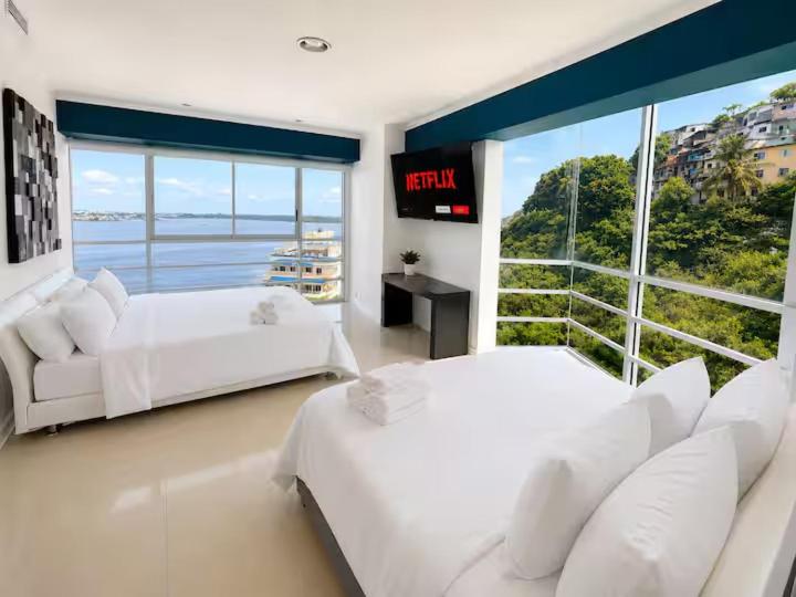 Suite Vista al Río con Piscina, Gym y Jacuzzi RF1-1107 - Apartamento de 1 dormitorio con vistas al río - 36