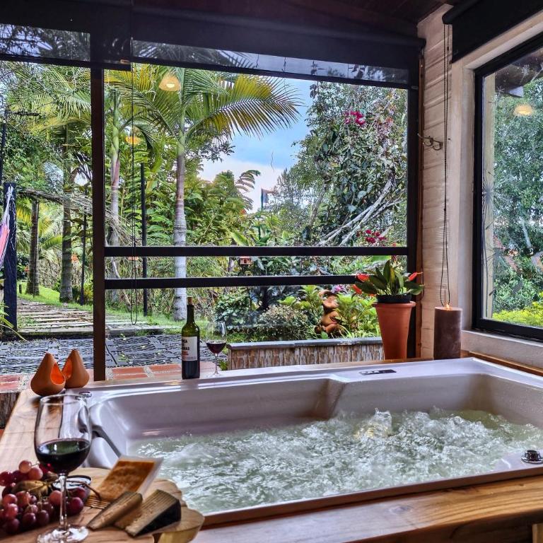 Chalé de montaña con Jacuzzi - Chalet de 1 dormitorio - 1