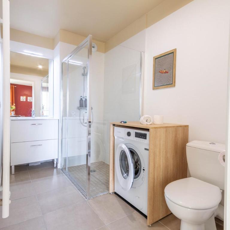 Pop Station - Grand T2 avec Terrasse - Proche gare - Appartement 1 Chambre avec Terrasse - 2