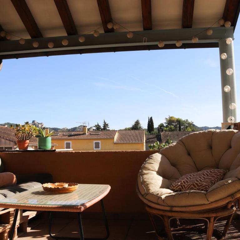Duplex avec vue sur les Alpilles & parking privé - Appartement 2 Chambres avec Balcon et Terrasse - 31