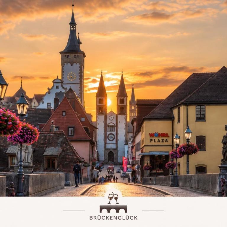 BRÜCKENGLÜCK Alte Mainbrücke - GRATIS KAFFEE - NETFLIX - BALKON - Apartment mit 1 Schlafzimmer - 1