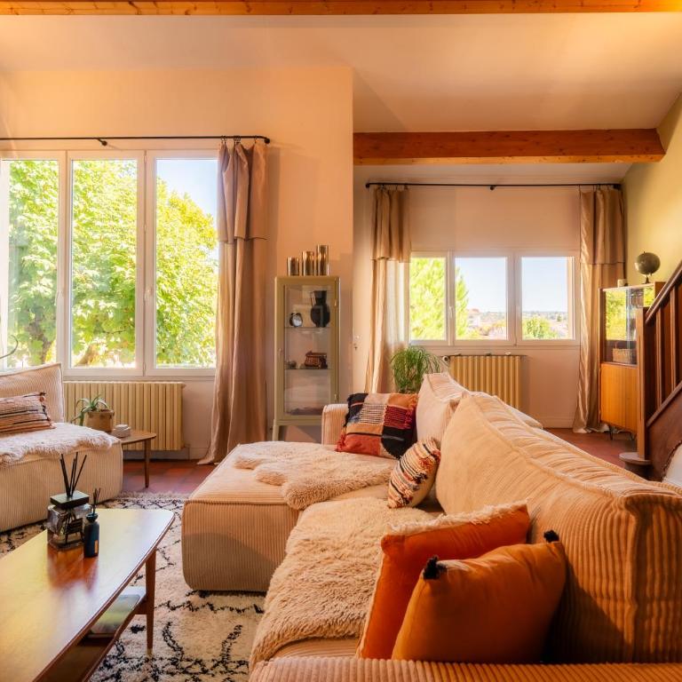 La Villa Benedictins - Piscine & Grand Jardin - Villa 3 Chambres - 6