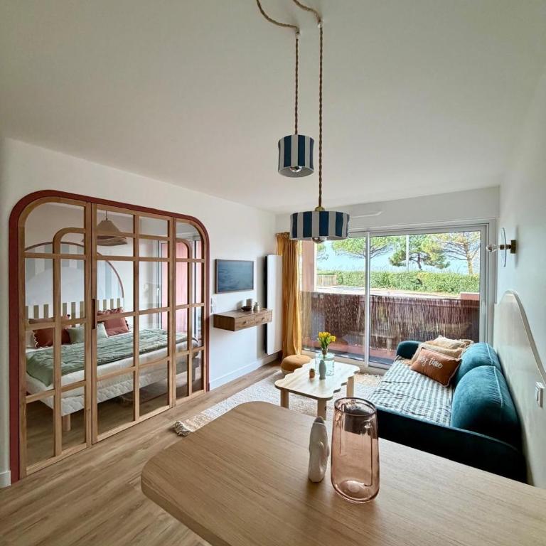 Océan et Golf - Aperçu Océan, balcon, piscine et parking - Apartment mit 1 Schlafzimmer und Balkon - 1
