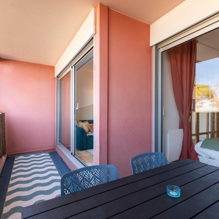 Océan et Golf - Aperçu Océan, balcon, piscine et parking - Apartment mit 1 Schlafzimmer und Balkon - 4