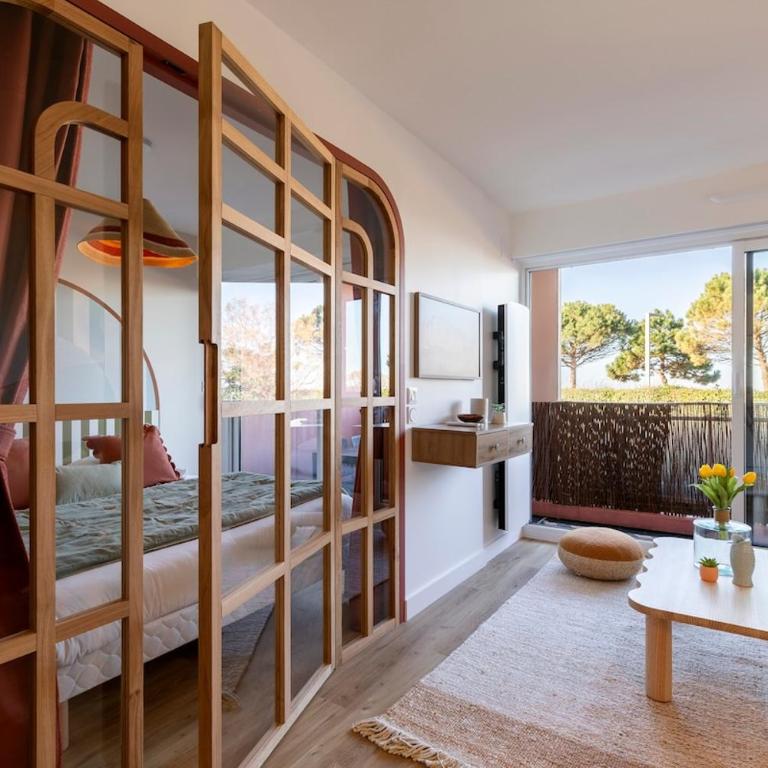 Océan et Golf - Aperçu Océan, balcon, piscine et parking - Apartment mit 1 Schlafzimmer und Balkon - 22