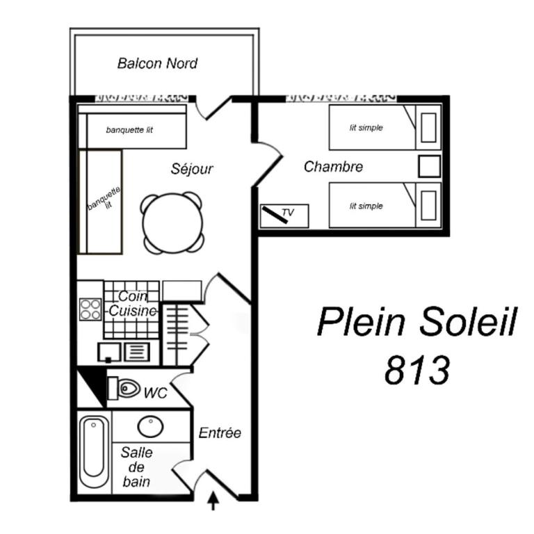 Appartement cosy à Méribel, 4 pers, Animaux admis - Appartement 1 Chambre - 19