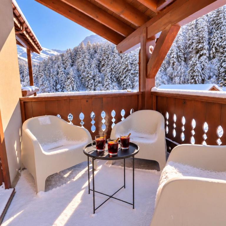 Charmant Duplex 3 Pièces à Méribel - 6 Personnes, WiFi Inclus - Two-Bedroom Apartment - 24