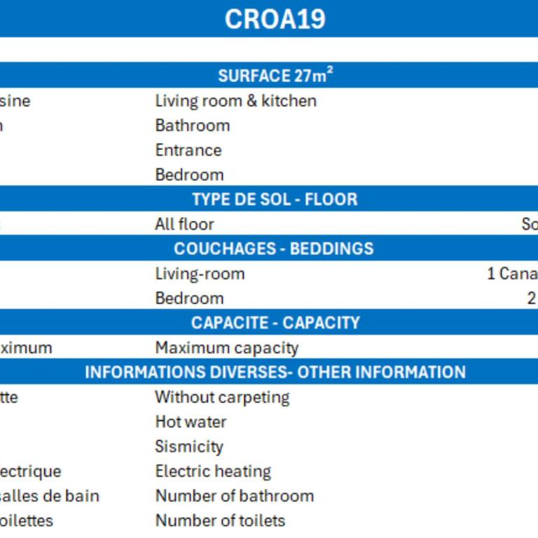 2 Pièces Ski aux pieds, Animaux admis, Wi-Fi - Appartement 1 Chambre - 23