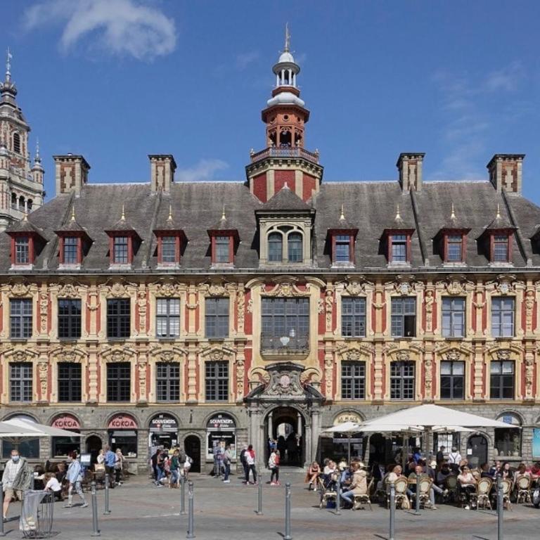 appartement standing lille centre - Chambre Double Deluxe avec Douche - 12