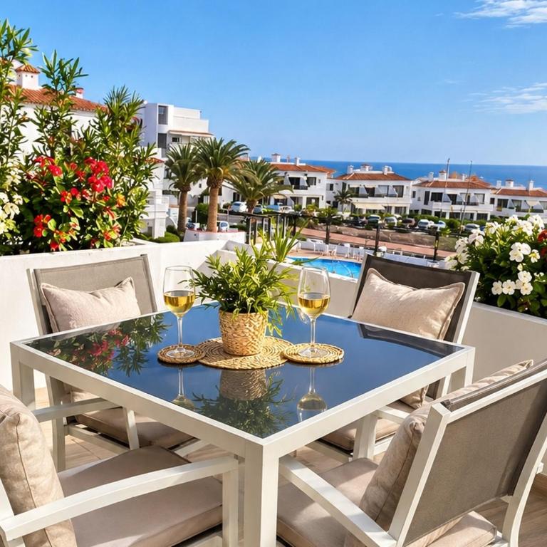 Soleggiato attico vista mare e piscina SC768 - Apartamento de 1 dormitorio - 4