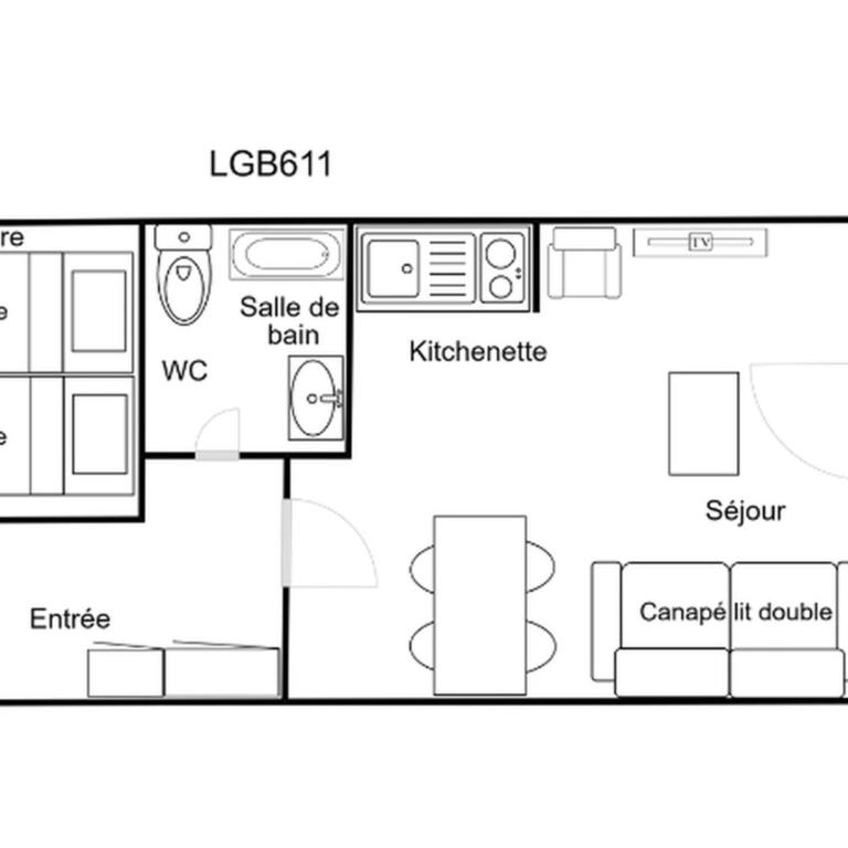 2 Pièces Confortable, Skis aux Pieds, Proche Commerces - Appartement 1 Chambre - 8