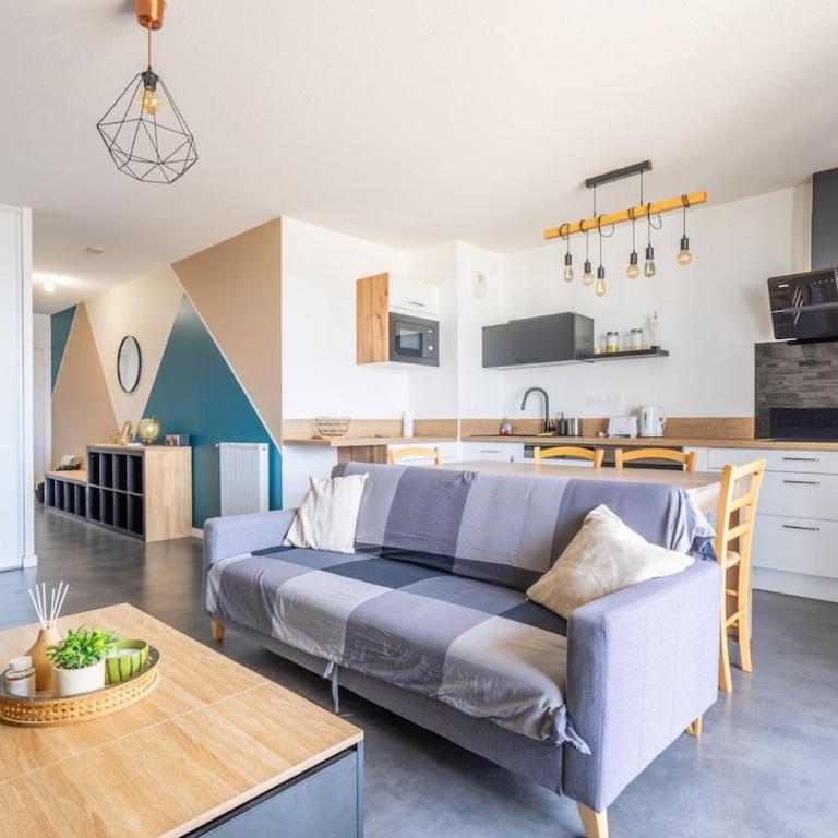 Vue Garonne Balcon Parking privé T2 lumineux - Appartement 2 Chambres - 1