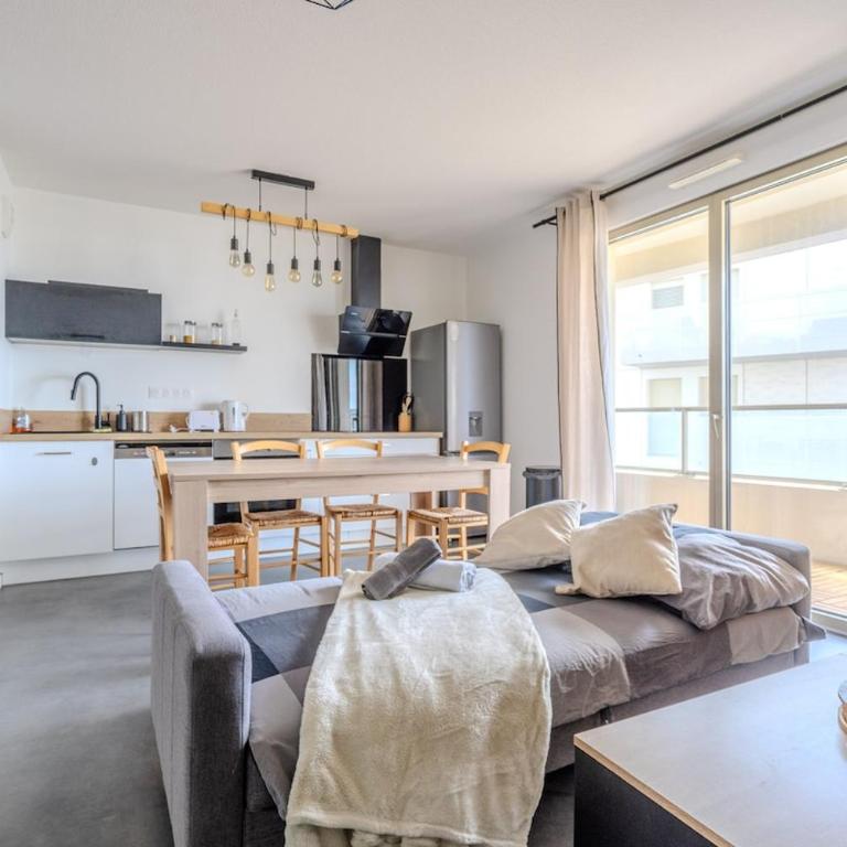 Vue Garonne Balcon Parking privé T2 lumineux - Appartement 2 Chambres - 6