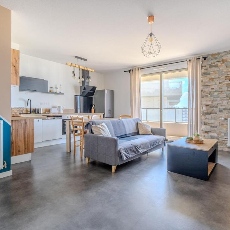 Vue Garonne Balcon Parking privé T2 lumineux - Appartement 2 Chambres - 10