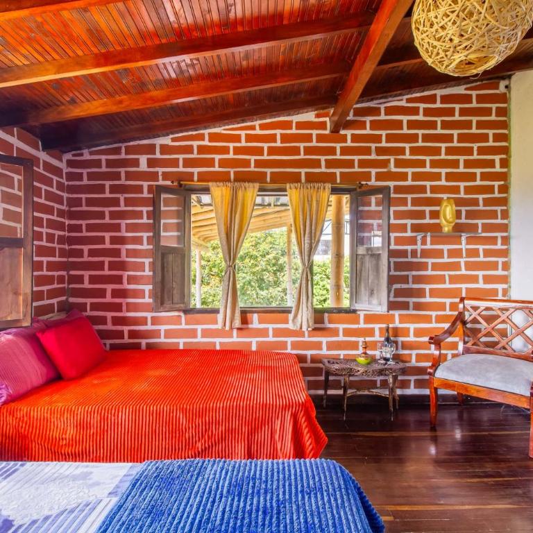 HOTEL CAMPESTRE La Villa en Santa Elena Medellin Montaña y Bosque - Double Room with Two Double Beds - 6