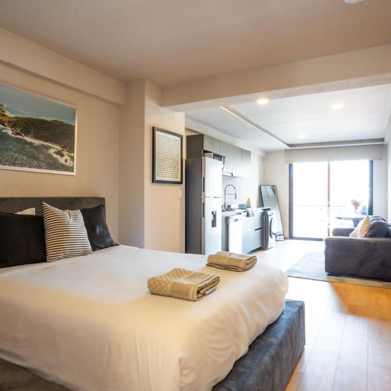Stylish Studio with Private Balcony in Roma Norte - Estudio - 1