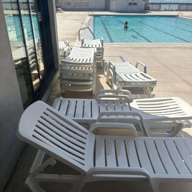 Vue étang et montagnes avec piscines chauffée - Apartment mit 1 Schlafzimmer - 23