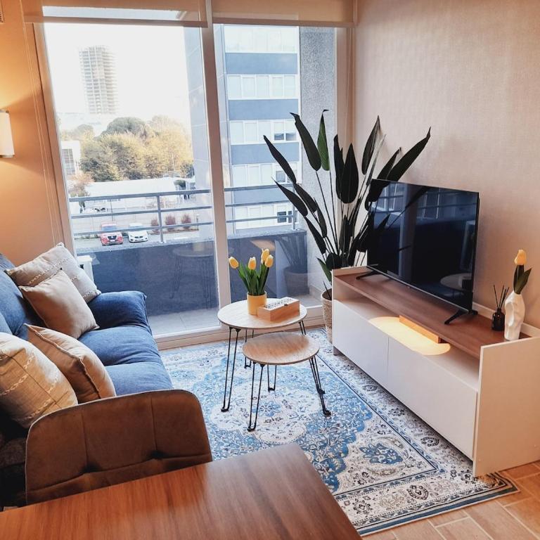 Moderno y de ubicación céntrica, wifi, estacionamiento, ideal para 3 personas, máximo 4 - Three-Bedroom Apartment - 17