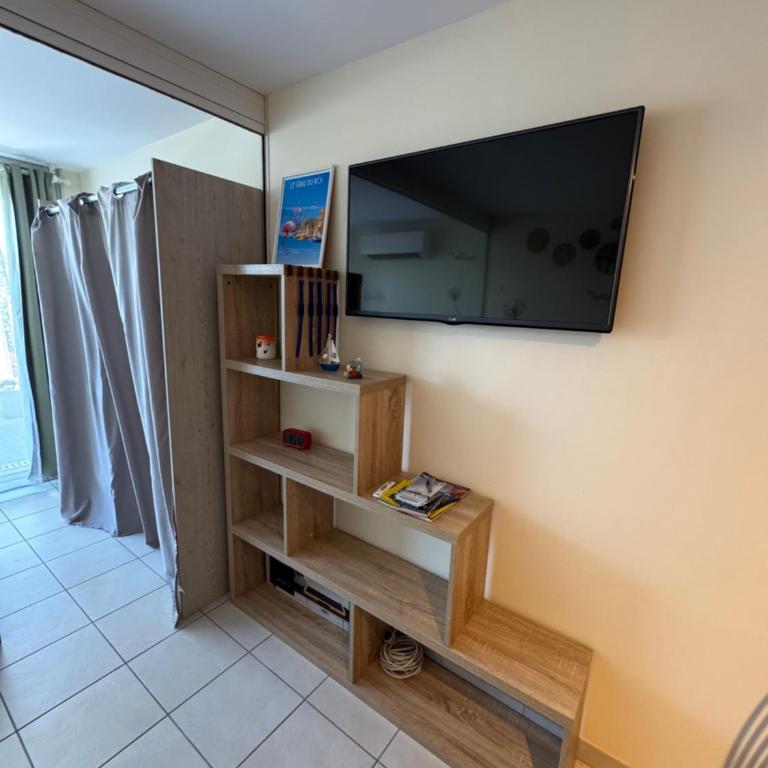 Appart 27m2 avec Clim, terrasse - 6 pers - 2 piscines - One-Bedroom Apartment - 17