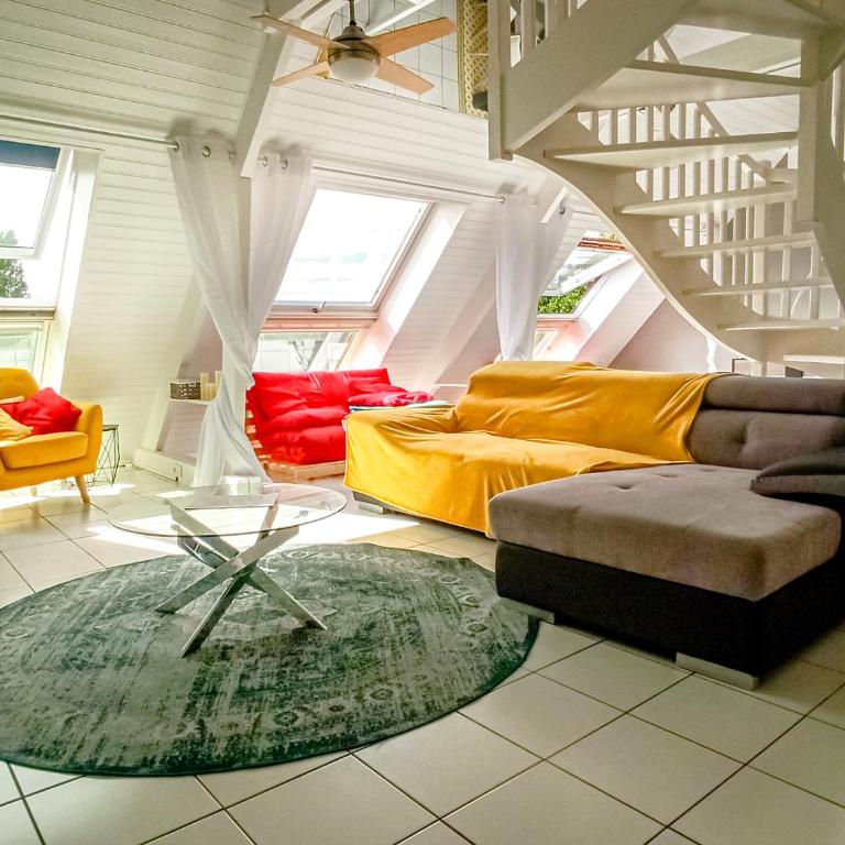 Superbe loft 90m² proche parc expo Nantes (6p) - Apartamento de 2 dormitorios - 4