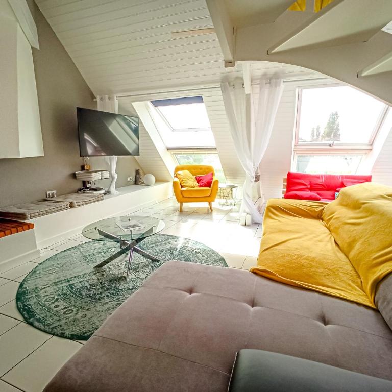 Superbe loft 90m² proche parc expo Nantes (6p) - Apartamento de 2 dormitorios - 1