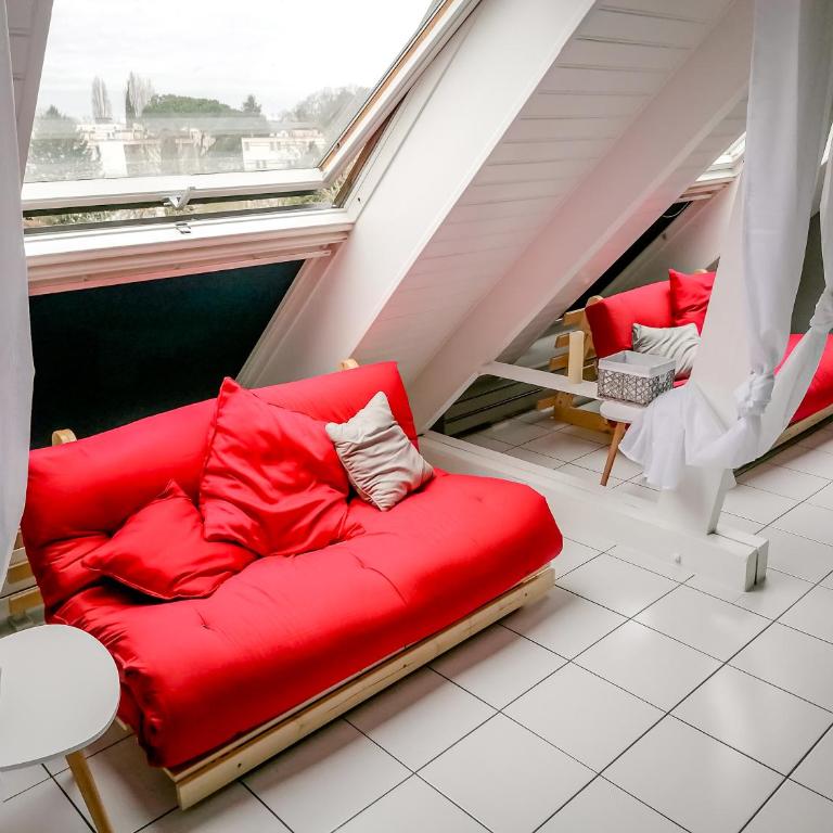 Superbe loft 90m² proche parc expo Nantes (6p) - Apartamento de 2 dormitorios - 8