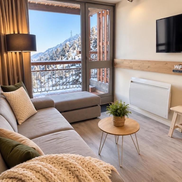 L'observatoire du MontBlanc - Ménage et lits faits inclus - Ski IN-OUT - Wifi - Arc 2000 - LaConciergerie du Varet - Appartement 1 Chambre - 5