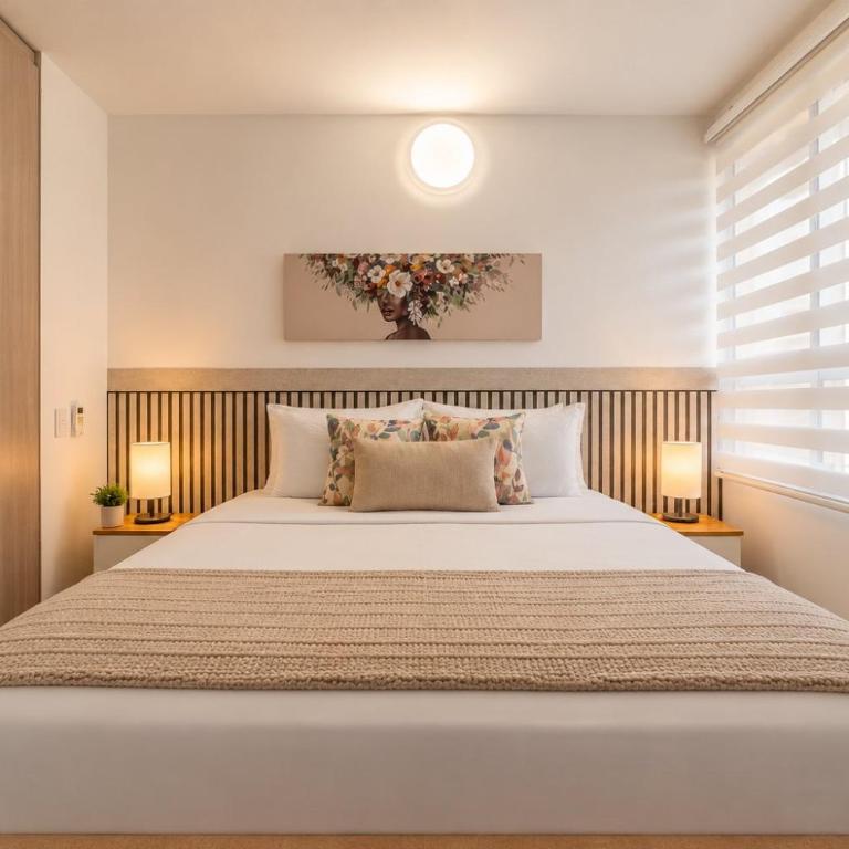 CLL11-404 Nuevo Apto Serena del Mar Playa-3min - Two-Bedroom Apartment with Balcony - 5