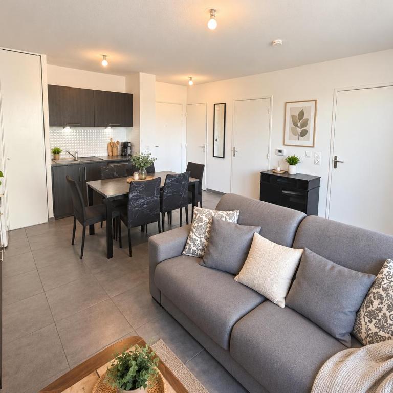 Grand T2 avec terrasse au calme, Lyon - Apartment mit 1 Schlafzimmer - 10
