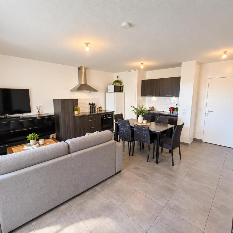 Grand T2 avec terrasse au calme, Lyon - Apartment mit 1 Schlafzimmer - 7