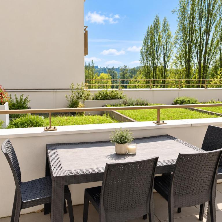 Grand T2 avec terrasse au calme, Lyon - Apartment mit 1 Schlafzimmer - 3