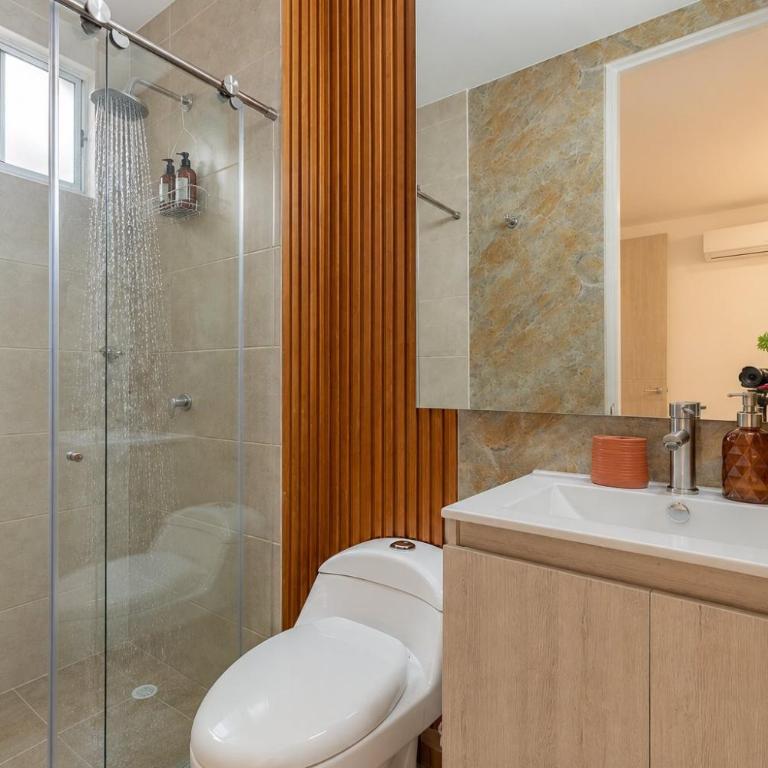 CLL11-404 Nuevo Apto Serena del Mar Playa-3min - Two-Bedroom Apartment with Balcony - 15